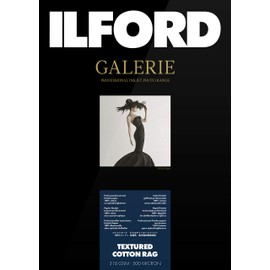 ILFORD GALLERIE Textured Cotton Rag 310 GSM A4-210 mm x 297 mm 25 Sheets GPTC