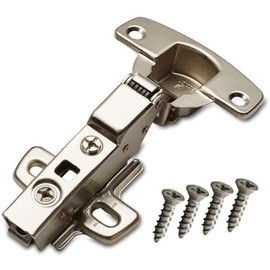 SOTECH Hettich Sensys 8645i TH52 110 Degree Centre Stop Standard Hinge 9071206 Height (Distance) 1.5 mm with Self-Closing Damping Including M4 x 16 mm Screws for Kitchen Cabinet Automatic Hinge Pack
