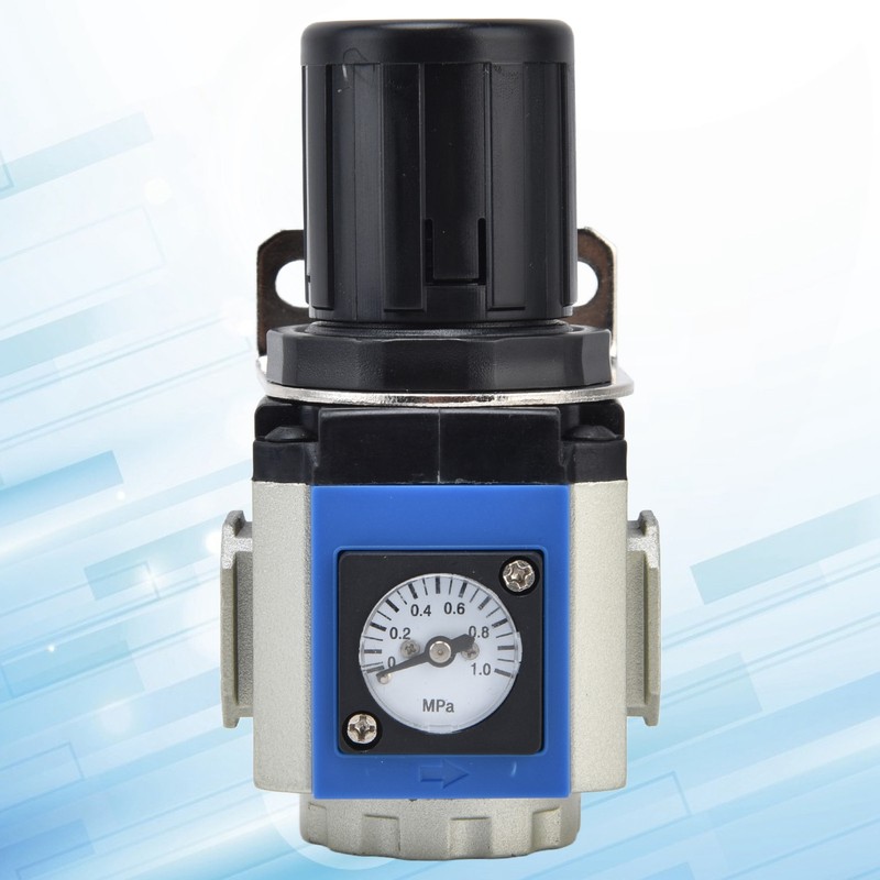 Air Compressor Regulator Aluminum Alloy Pressure Regulating Valve with Gauge