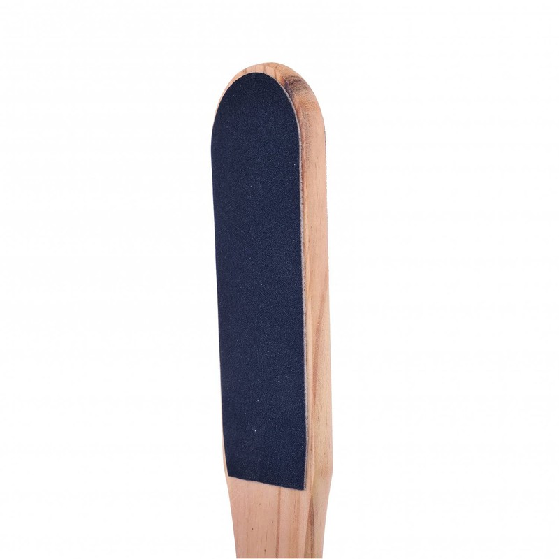 Oypla Double Sided Wooden Hard Skin Remover Pedicure Foot File