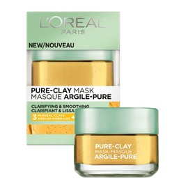 LOreal Paris Skin Care Pure Clay Mask Clarify  Smooth, 1.7 Ounce                                                                                      