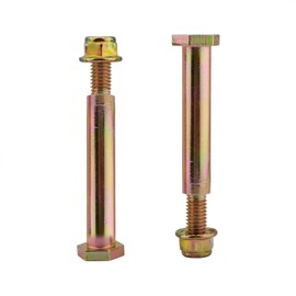 2 sets New Deck Wheel Bolt with Lock Nut for Husqvarna Craftsman Poulan MTD Cub Cadet 137644 184219 193406 738-3056 938-3056 73930600