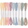 Rico Design Embroidery Thread Set, 10 Pieces, Pastel