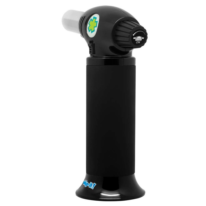 Whip-It! Ion Torch - All Black. Butane Torch Lighter, Refillable