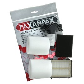 Paxanpax 27-SK-13 Compatible for Shark DuoClean HV390, HV391, HV392, HV394Q Series Pre-Motor & Foam Filter Kit, White