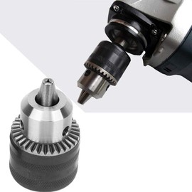 Drill Chuck, 1.5-13MM B16 Drill Chuck Adapter Milling Tool Kit Key Type Drill Chuck with Key