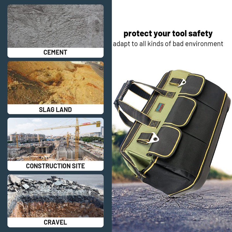 Tool Bag, Ounic 22 Inch Large Tool Bag Heavy Duty