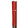 Painted Chopsticks MM-1578 Dishwasher Safe Tenmaru Heart Red 9.1 inches