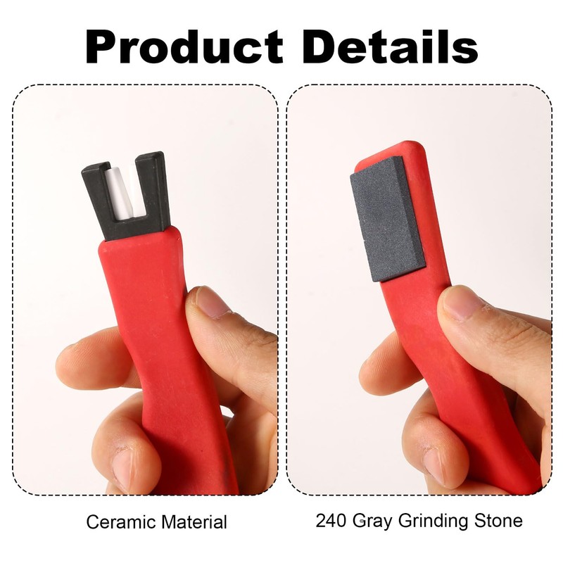 Ice Skate Sharpener, Portable Ice Skate Edge Blade Sharpener with