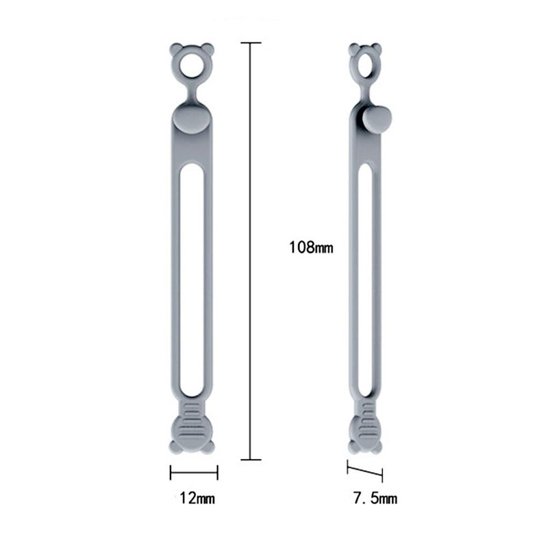 6 Pcs Fastening Cable Straps Cable Straps Velcro Straps with