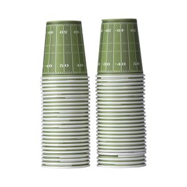 Football Themed Disposable Paper Cups – 9 oz Disposable Cups Ideal for Tailgate Parties, Family Dinner and Sports Event (50 Pack)