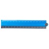 MISUVRSE Aluminum Alloy Foldable Ruler Simple Folding Metal Stationery Rule