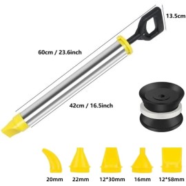 Senhill Mortar Pointing Grouting Gun Mortar Sprayer Applicator Stainless Steel Cement