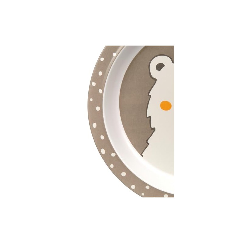 SIGIKID HoniBoni Bear rPET Plate, Brown, One Size, Brown