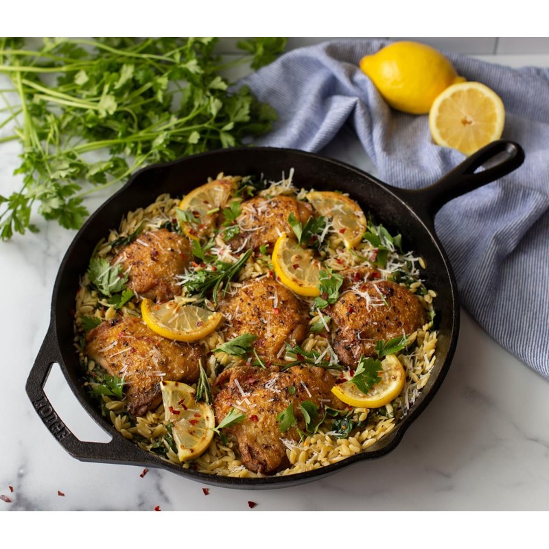 Lodge Pre-Seasoned Cast Iron 5 Piece Set, Black