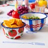 Talking Tables Bon Appetit Handmade Enamel Dinner Plate with Tomato