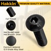 Hakkin 600Pcs Nuts and Bolts M3 M4 M5 Fully Threaded