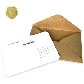 HAMUIERS Pregnancy Announcement for Grandma, Grandma Baby Announcement Ideas Card, Ultrasound Picture Pregnancy Announcement, Grandmother to be Gifts