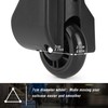 Zoofen Luggage Replacement Wheels 2 pcs Luggage Rear Wheels Suitcase
