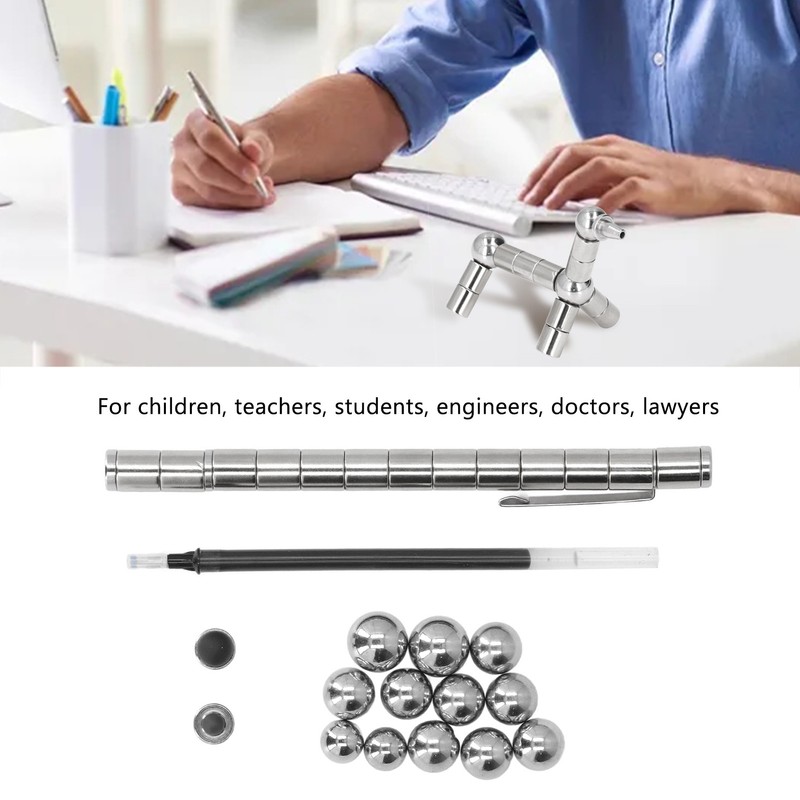 Magnetic Pen Toy Stress Relief Decompression Magnetic Metal Writing Pen