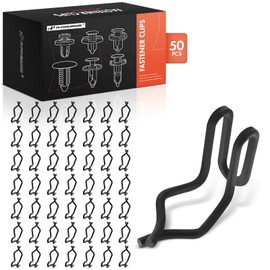 A-Premium 50PCS Metal Door Trim Panel Fasteners Retainer Clips Compatible with Dodge Charger, Challenger, Dart, Monaco & Chrysler Town & Country, Imperial, Newport & Plymouth Barracuda, Fury, GTX