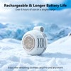 Clip‑On Bladeless Waist Fan, Hands‑Free Portable Personal Cooling Mini Fan