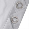 Topick Sheer Curtain with Eyelets, Transparent Curtain, Pack of 2,