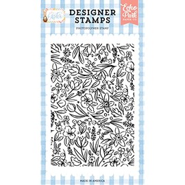 Echo Park Paper Co. Easter Blooms Background Stamp Set