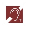 Caledonia Signs 56104 Braille Hearing Loop Symbol