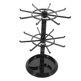 COLLBATH Necklace Holder Jewellery Stand Rotating Organiser for Necklaces and Key Chains Small Jewellery Tree for Bracelets and Chains Practical Jewellery Rack Stand