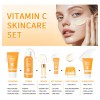 Set De Cuidado Facial Con Vitamina C, Rutina Completa
