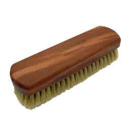 Valentino Garemi Premium Shoe Shine Brush- Brilliant Outcome Polisher- Genuine Horse Hair- Made in Germany- Light Bristles