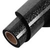 ​TORC Black Glitter HTV Black Heat Transfer Vinyl HTV Rolls,