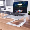Leuhiove Bling Aluminum Laptop Stand,Glitter Ergonomicic Computer Stand for Desk