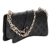 GUESS Gerty Convertible Xbody Flap Bag Black, black