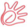 100Pcs Paper Clip Metal Hand Shaped Design Rustproof Paperclip Decoration