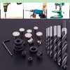 Keadic 23Pcs Dowel & Tenon Center & Drill Bits Set,