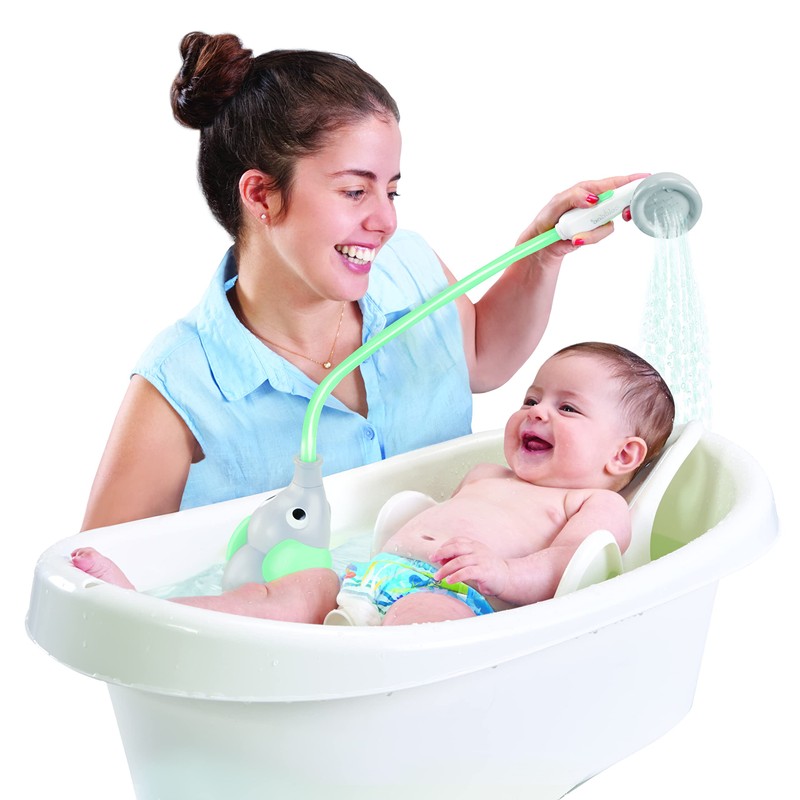 Yookidoo Baby Bath Shower Head - Elephant Water Pump with