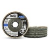 BHA Zirconia Curved Edge Fillet Weld Flap Discs, 4-1/2" x