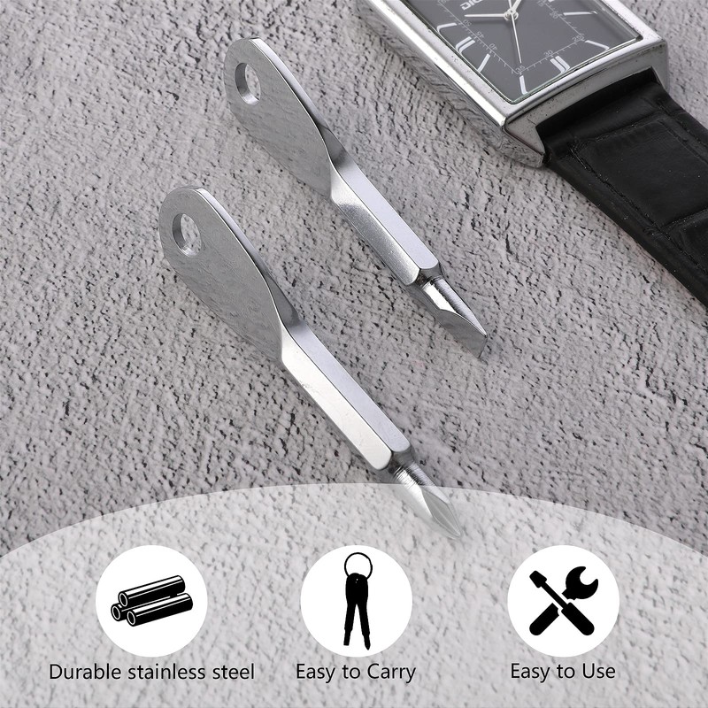 Cobee Multifunction Screwdriver Keychain, 2 Pieces Key Chain Screwdriver Set