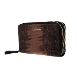 Coccinelle Tassel Tejus Zip Around Wallet Taupe, taupe, Contemporary