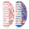 2 Pcs Wide Tooth Comb,Small Comb Mini Curly Hair Combs