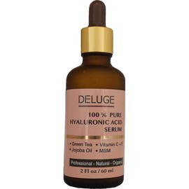 Sérum de ácido hialurónico 100% puro con vitamina C + E. Antienvejecimiento. 100% natural.