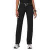 FIGS Kade Cargo Scrub Pants for Women - Black, 2XL
