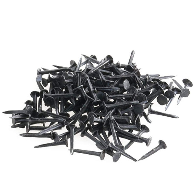 E-outstanding 500pcs Black Iron Stud 13mm Metal Nails Tacks for
