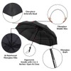 Muka TOPTIE Automatic Travel Umbrella, Windproof Sun&Rain Folding Umbrellas with