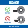Mercer Industries 187010 - 4" x 1/2" x 5/8"-11 Crimped