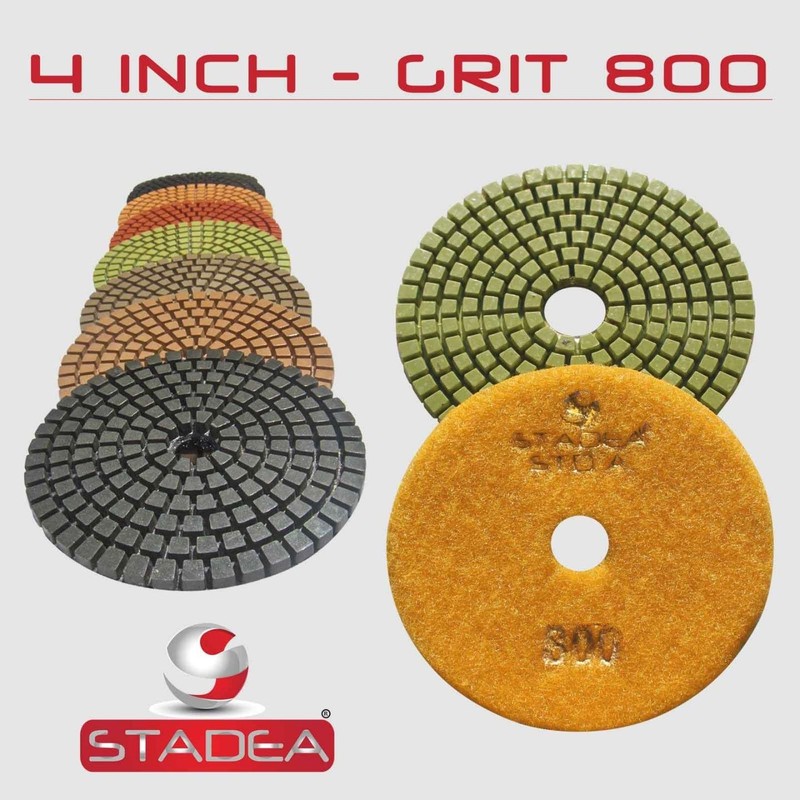 Granite Wet Diamond Polishing Pads 4 Inch for Marble Concrete