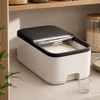 Large Capacity Sealed Rice Storage Container with Measuring Cup –