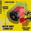TEESE 46pcs Technic-Motor Set with Red-Burst-Monster-Motor, Remote-Battery-Box-Extension-Cable, Compatible with Technic-Parts